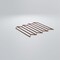 Ekena Millwork Large Conroe Decorative Fretwork Wood Wall Panels, Walnut, 23 3/8"W x 23 3/8"H x 3/8"T WALW24X24X0375CREWA - alternate 5